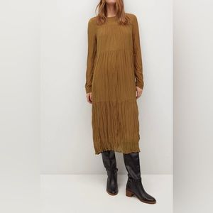 This dress is from mango and this looks great with sandals and also boots!